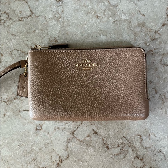 Coach Double Zip Wristlet - Picture 3 of 7